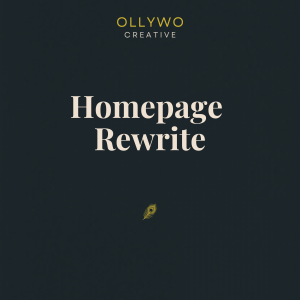 Homepage Rewrite