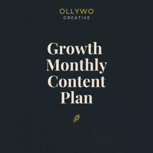 Growth Monthly Content Plan