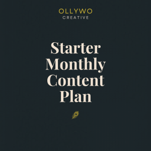 Starter Monthly Content Support